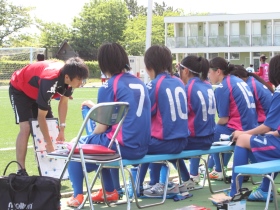 明桜女子サッカー部　高校総体秋田県予選2015-02