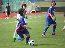 明桜女子サッカー部　東北高等学校サッカー選手権大会2014-04