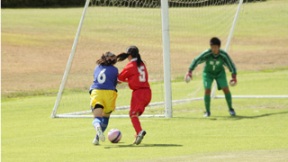 明桜女子サッカー部　全日本県秋田予選２