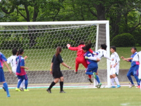 明桜女子サッカー部　高校総体東北地域予選2015-03