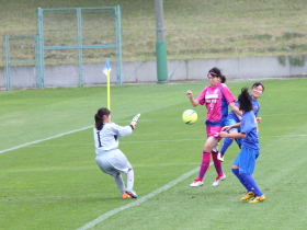 明桜女子サッカー部　皇后杯全日本女子サッカー選手権大会秋田県予選2015-02