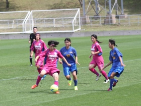 明桜女子サッカー部　皇后杯全日本女子サッカー選手権大会秋田県予選2015-04