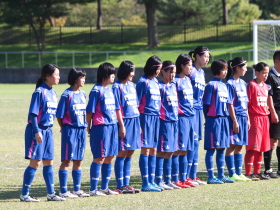 明桜女子サッカー部　選手権秋田県予選2015-01