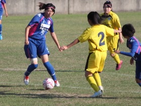 明桜女子サッカー部　選手権秋田県予選2015-03