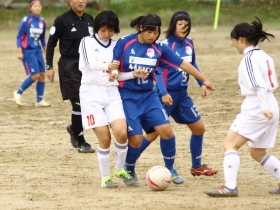 明桜女子サッカー部　2014-1002