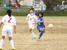 明桜女子サッカー部　2014-1001