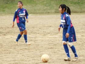 明桜女子サッカー部　2014-1002