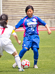 明桜女子サッカー部　高校総体秋田県予選2014-01