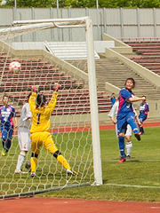 明桜女子サッカー部　高校総体秋田県予選2014-01