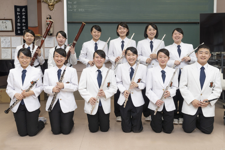 明桜高校吹奏楽部 ピッコロ・フルート・オーボエパート