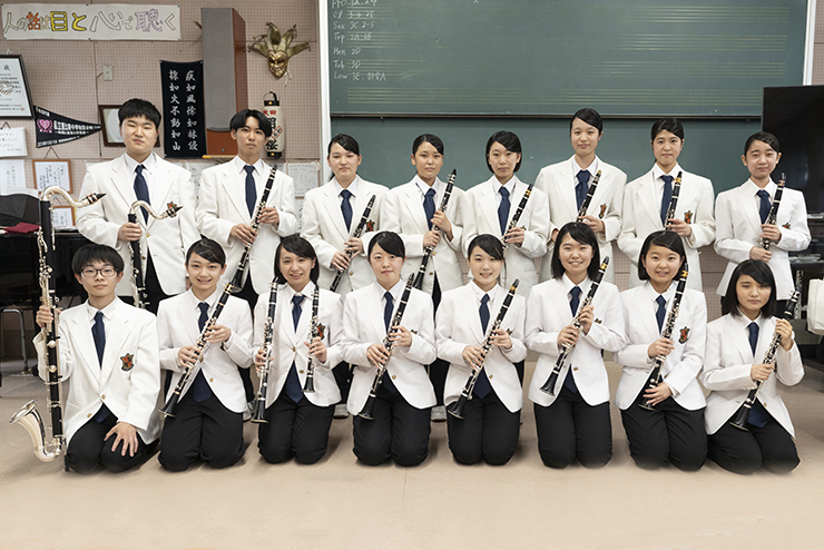 明桜高校吹奏楽部 クラリネットパート