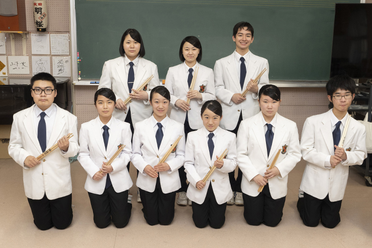 明桜高校吹奏楽部 パーカッションパート