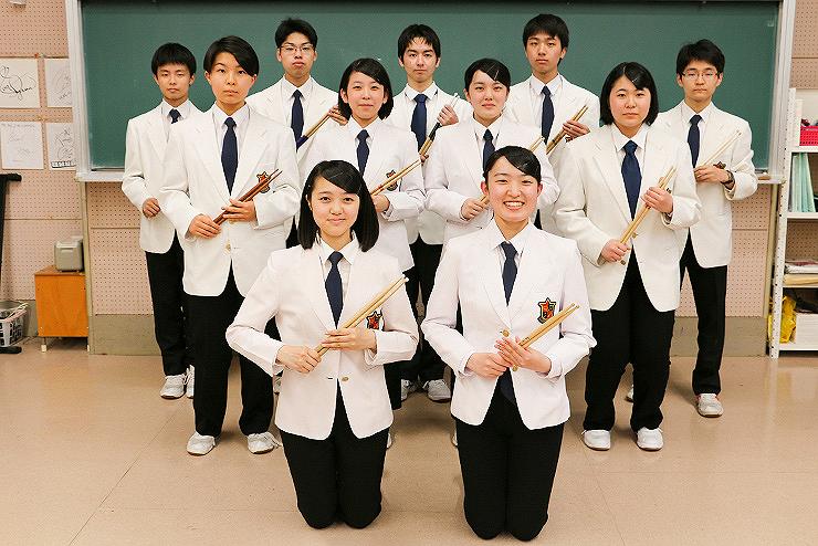明桜高校吹奏楽部 パーカッションパート
