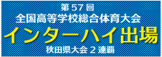 優勝　― 令和５年度全国高校総合体育大会サッカー競技秋田県大会